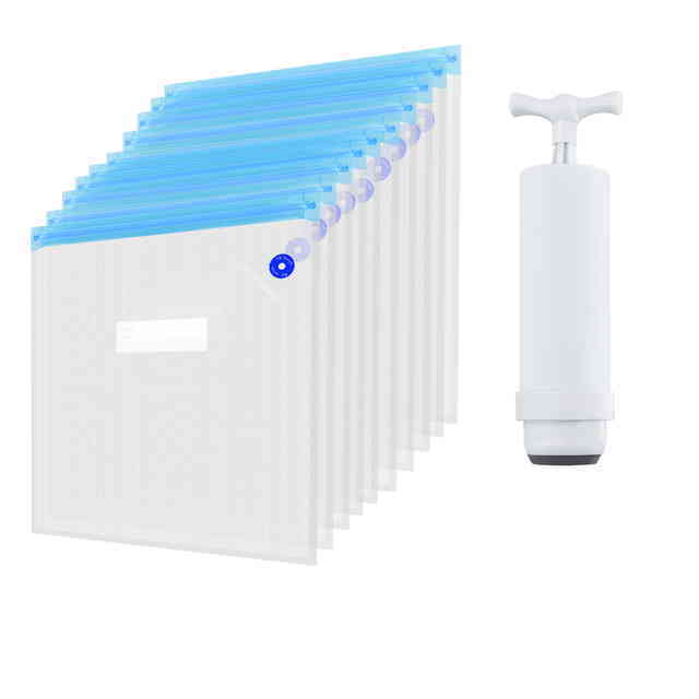 10 Filamentbeutel mit Luftpumpe