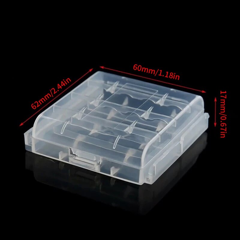 Aufbewahrungsbox für AAA/AA Batterie Batteriebox Mignon Micro Akku Box