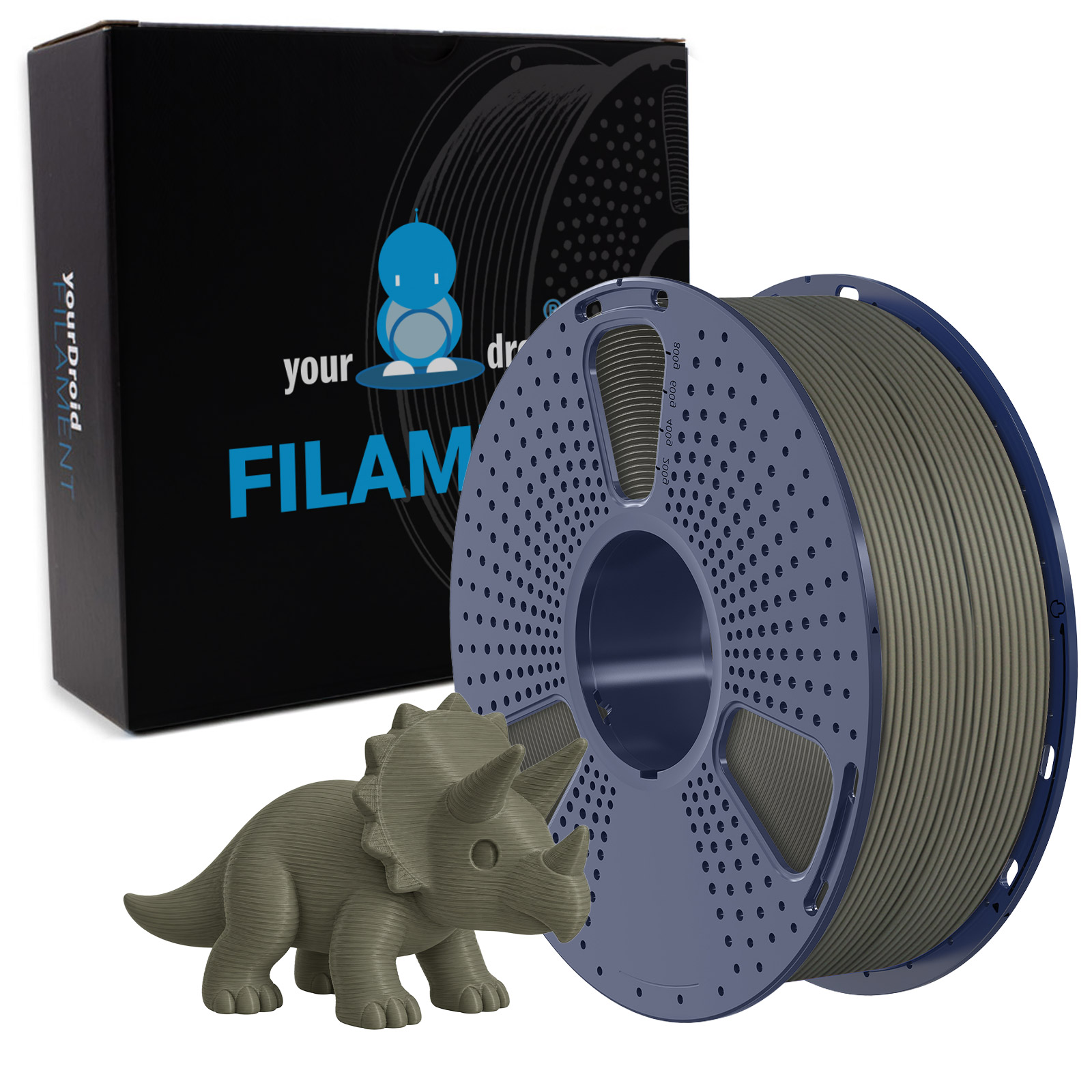 yourDroid PLA Filament Lehm Matt 1.75mm 1kg