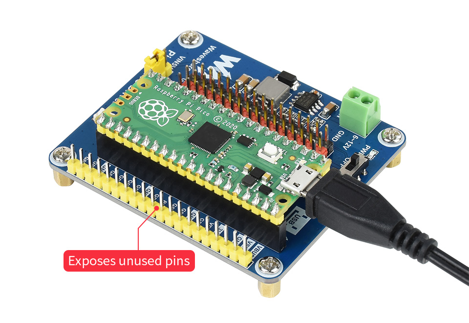 Waveshare Servo Driver Modul für Raspberry Pi Pico 16 Kanal