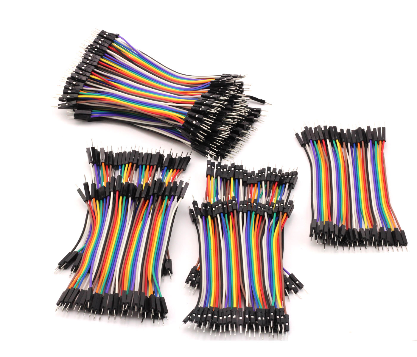 10x 40 Pin Dupont Kabel Stecker-Stecker 10 cm