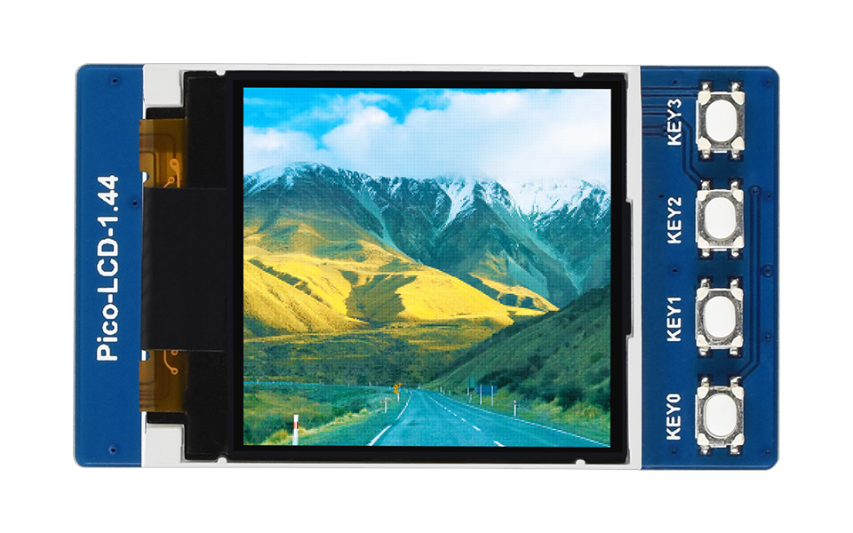 Waveshare 1.44" LCD Display Modul für Raspberry Pi Pico