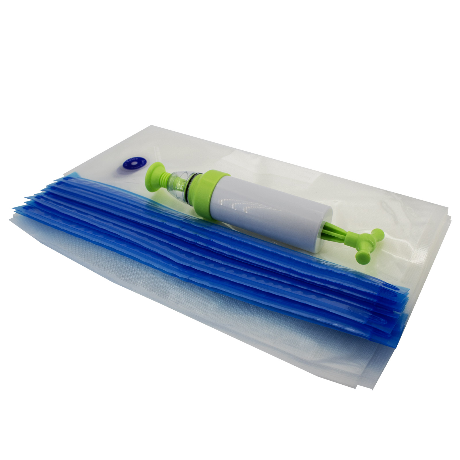 10 Filamentbeutel mit Luftpumpe