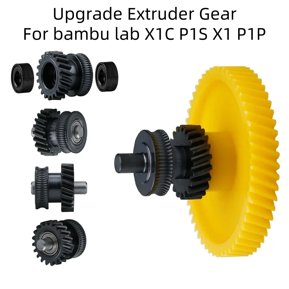 Upgrade Extruder Getriebe für Bambu Lab X1C P1S P1P