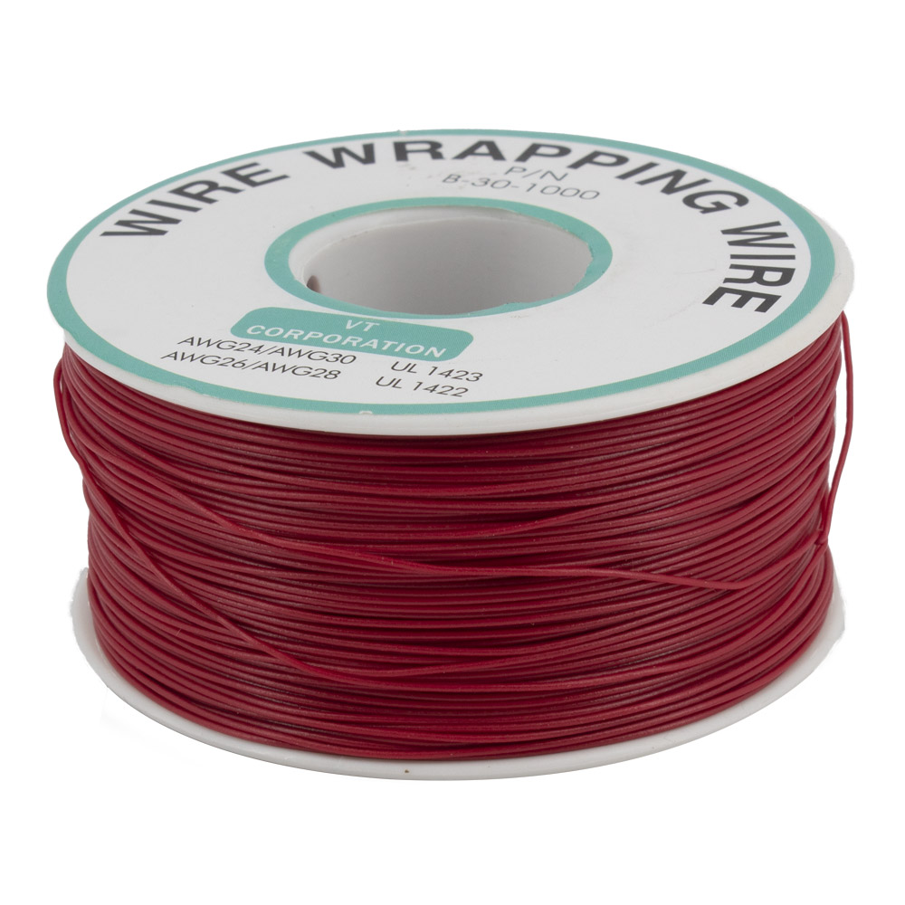 250m 30AWG Kupferkabel 0,2mm² Querschnitt Rot