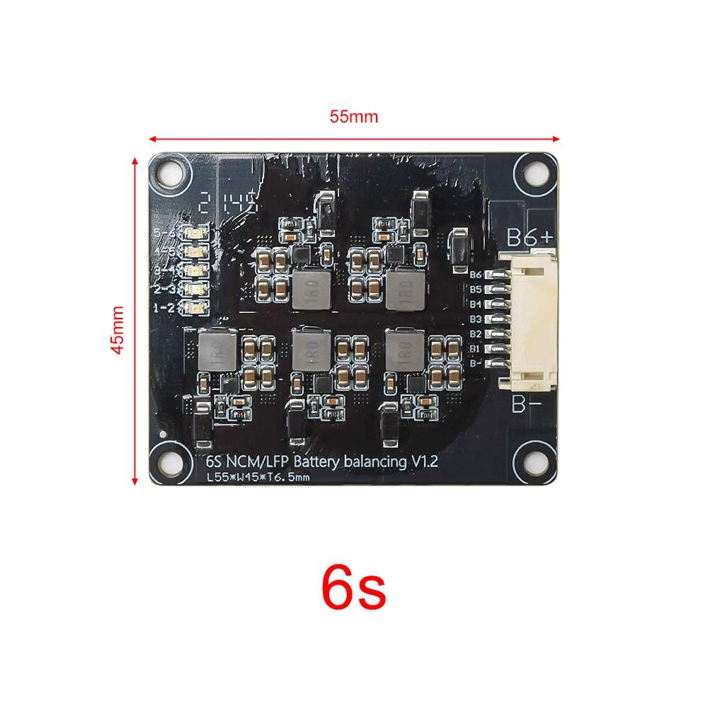 Aktiver Equalizer-Balancer 6S für 18650 Lithiumbatterien 1.2A
