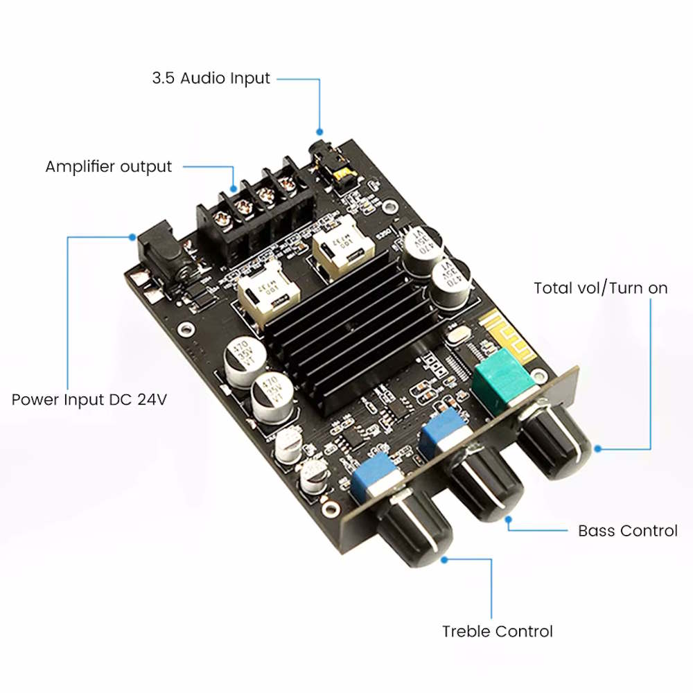 AIYIMA TPA3116 5.0 Verstärker 2x100W Class D Stereo Audio Verstärker