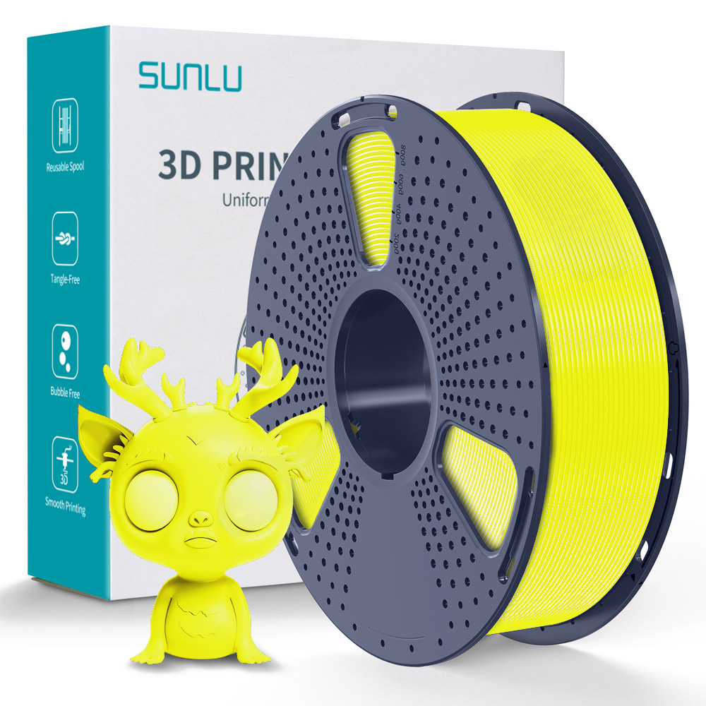 Sunlu TPU Filament Yellow 1.75mm 500g