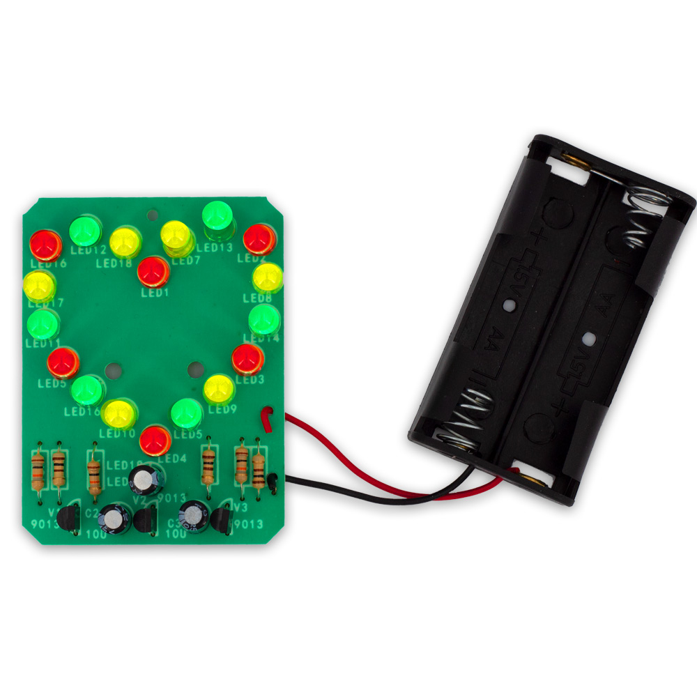 Bausatz LED Herz 5mm LEDs