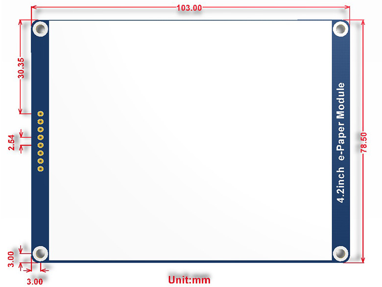 Waveshare 400x300 4.2" e-Paper Display Modul