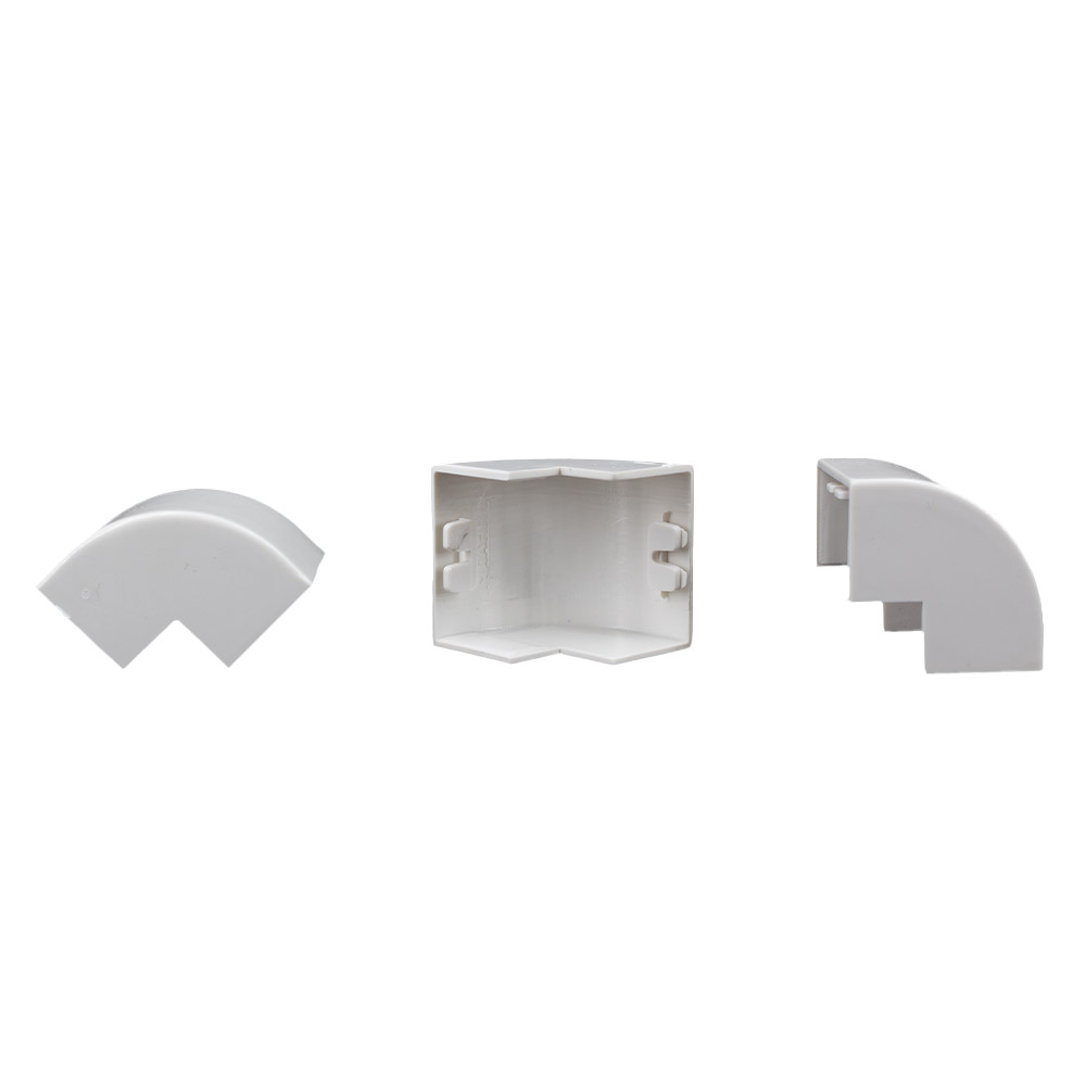 10x yourDroid Kabelkanal Außenwinkel 25x16 weiss