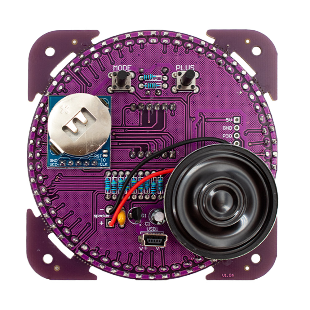 yourDroid Bausatz Rotation LED Uhr DS3231