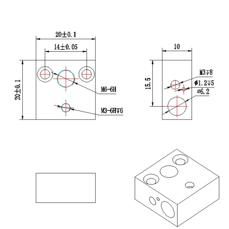 Heizblock für CR-10
