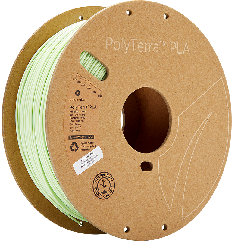 Polymaker PolyTerra PLA Filament Mint 1.75mm 1kg