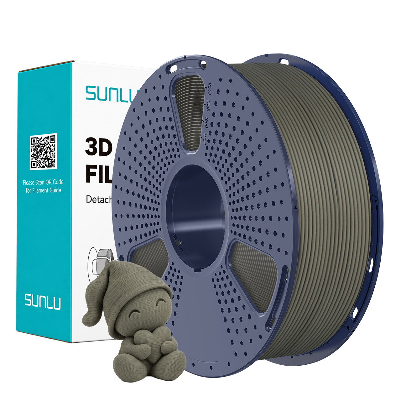 Sunlu PLA Matte Filament Clay 1.75mm 1kg