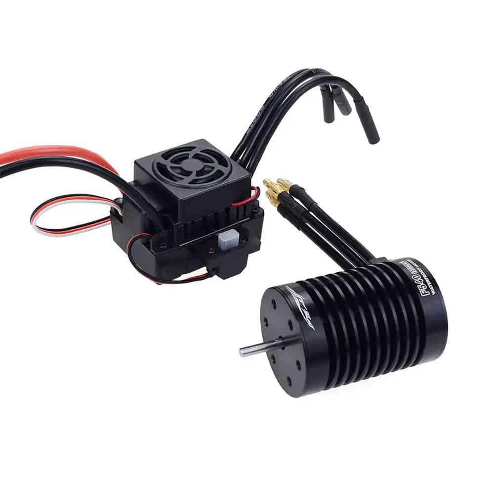F540 V2 Brushless Motor 4370KV mit 60A ESC Combo für 1/10 1/12 1/14 RC Auto