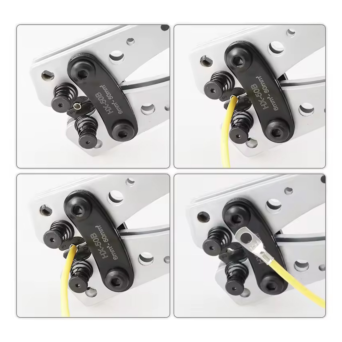 Crimpzange HX-50B – Multitool für Kabelschuhe, Rohrklemmen & Batterie