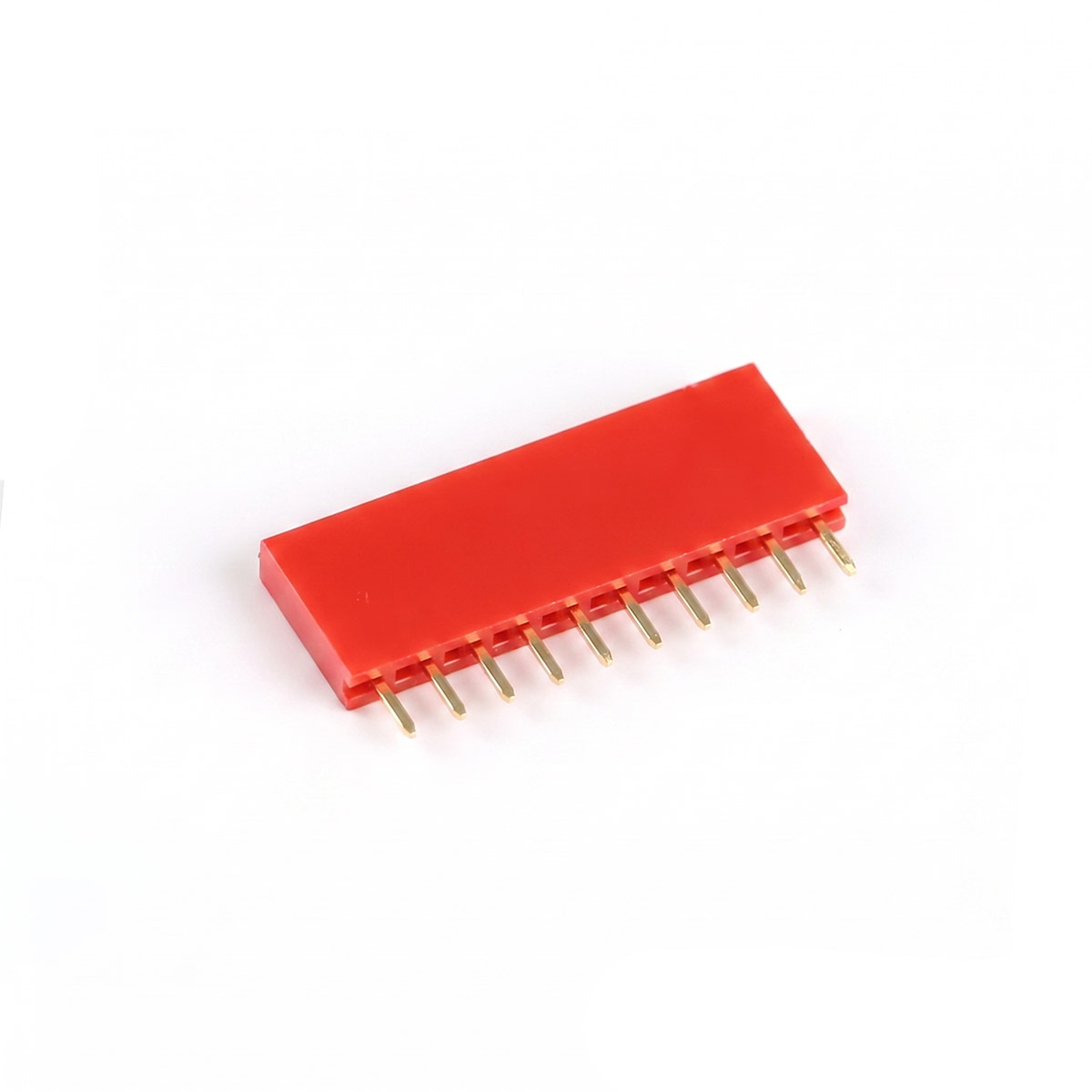 20x Buchsenleiste 10-polig 2,54mm Rot