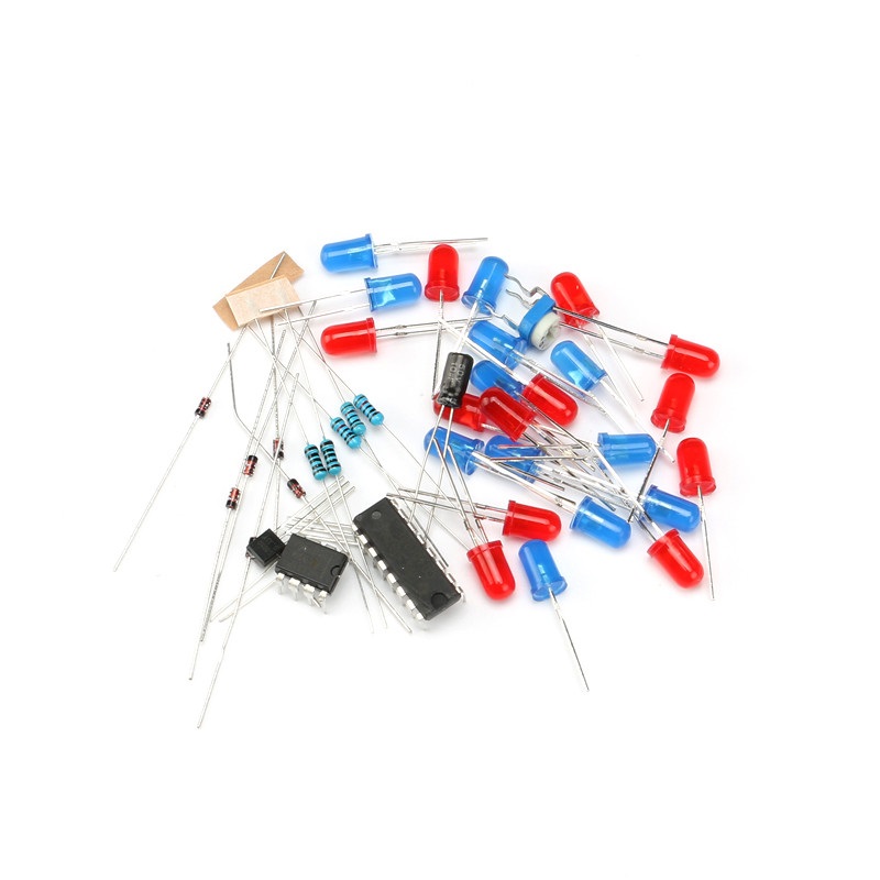 Bausatz LED Stroboskop rot / blau