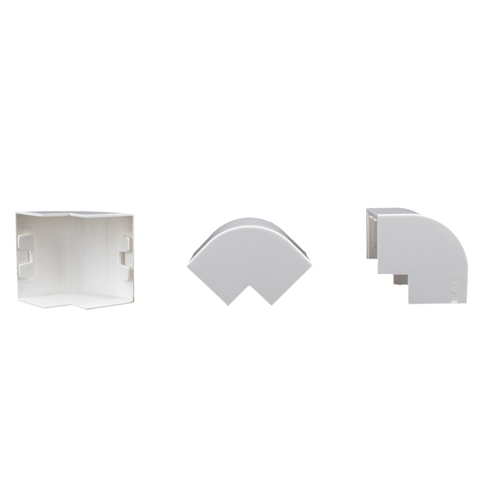 10x yourDroid Kabelkanal Außenwinkel 40x25 weiss