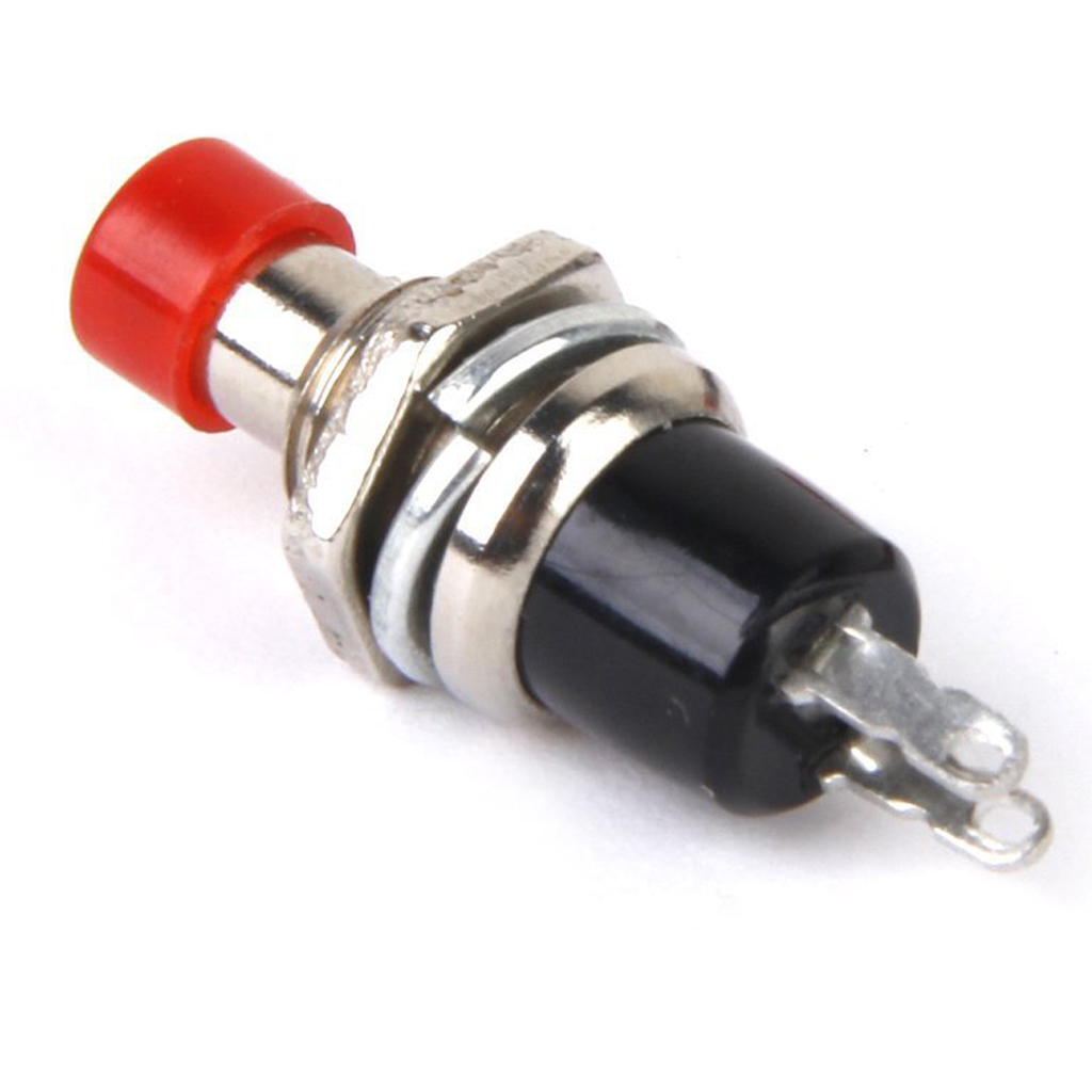 10x Rote Mini Push Button