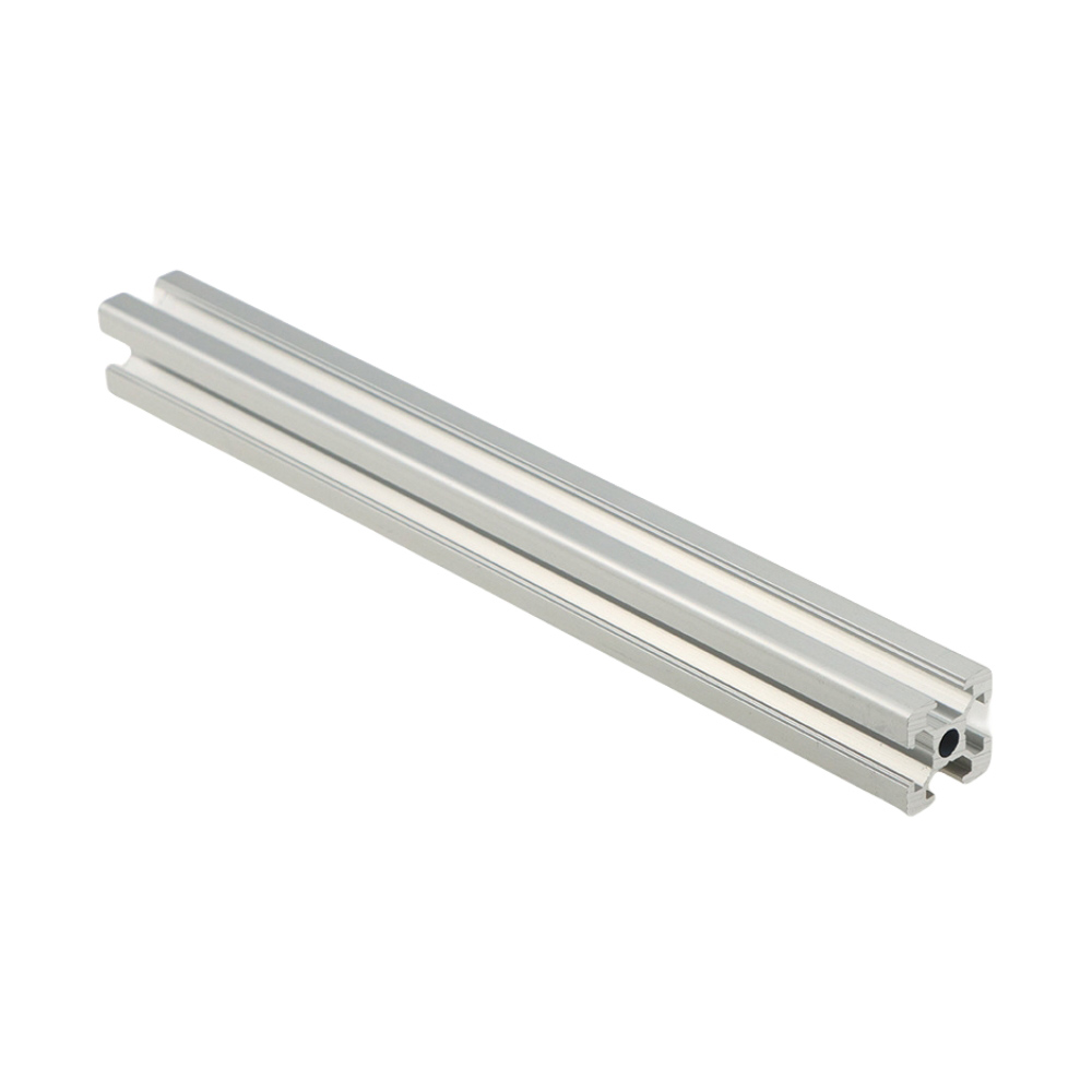 1 Meter Aluprofil 20x20 B-Typ Nut 6 Silber