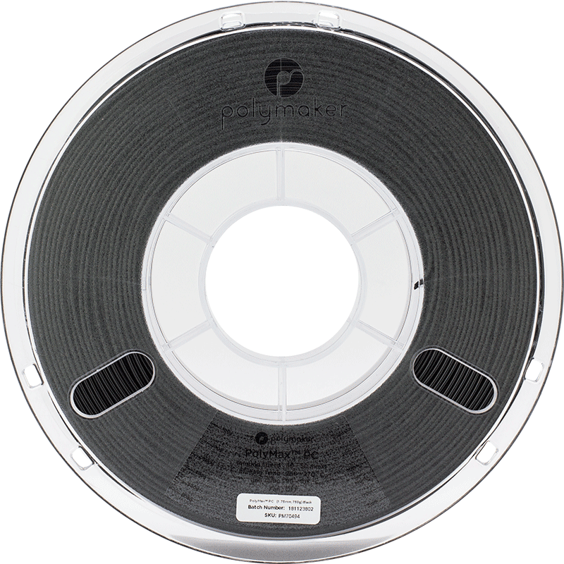 Polymaker PolyMax Tough PC Filament Schwarz 1.75mm 750g