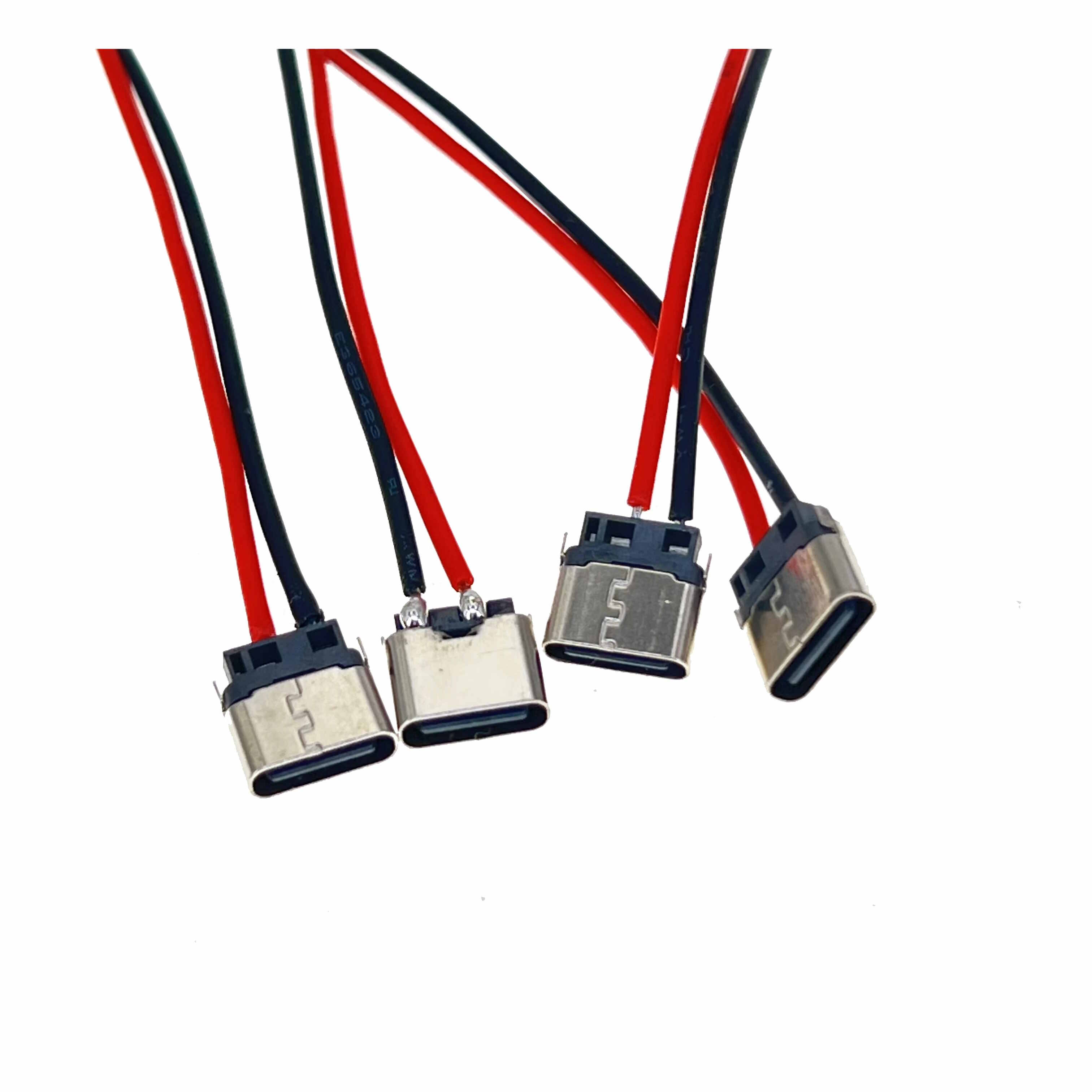 10x 2 Pin USB-C Buchsen