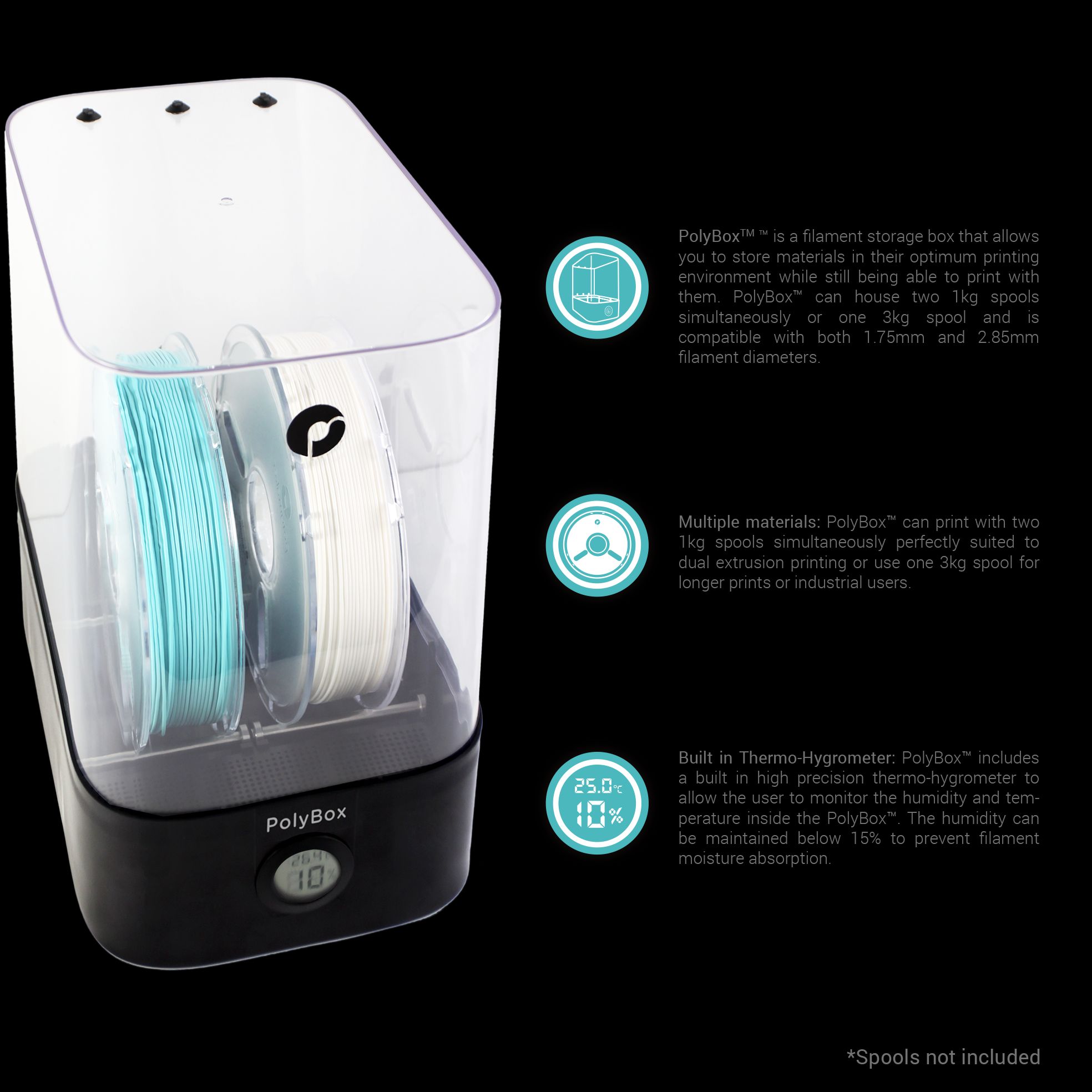 Polymaker PolyBox™ Edition Ⅱ Filament Aufbewahrungsbox
