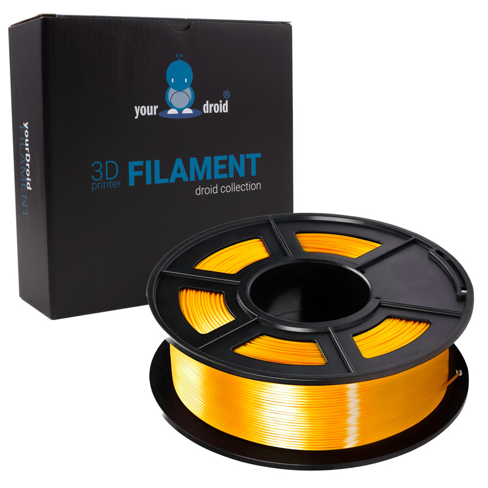 yourDroid BioSilk PLA PLUS Filament Gold 1.75mm 1kg
