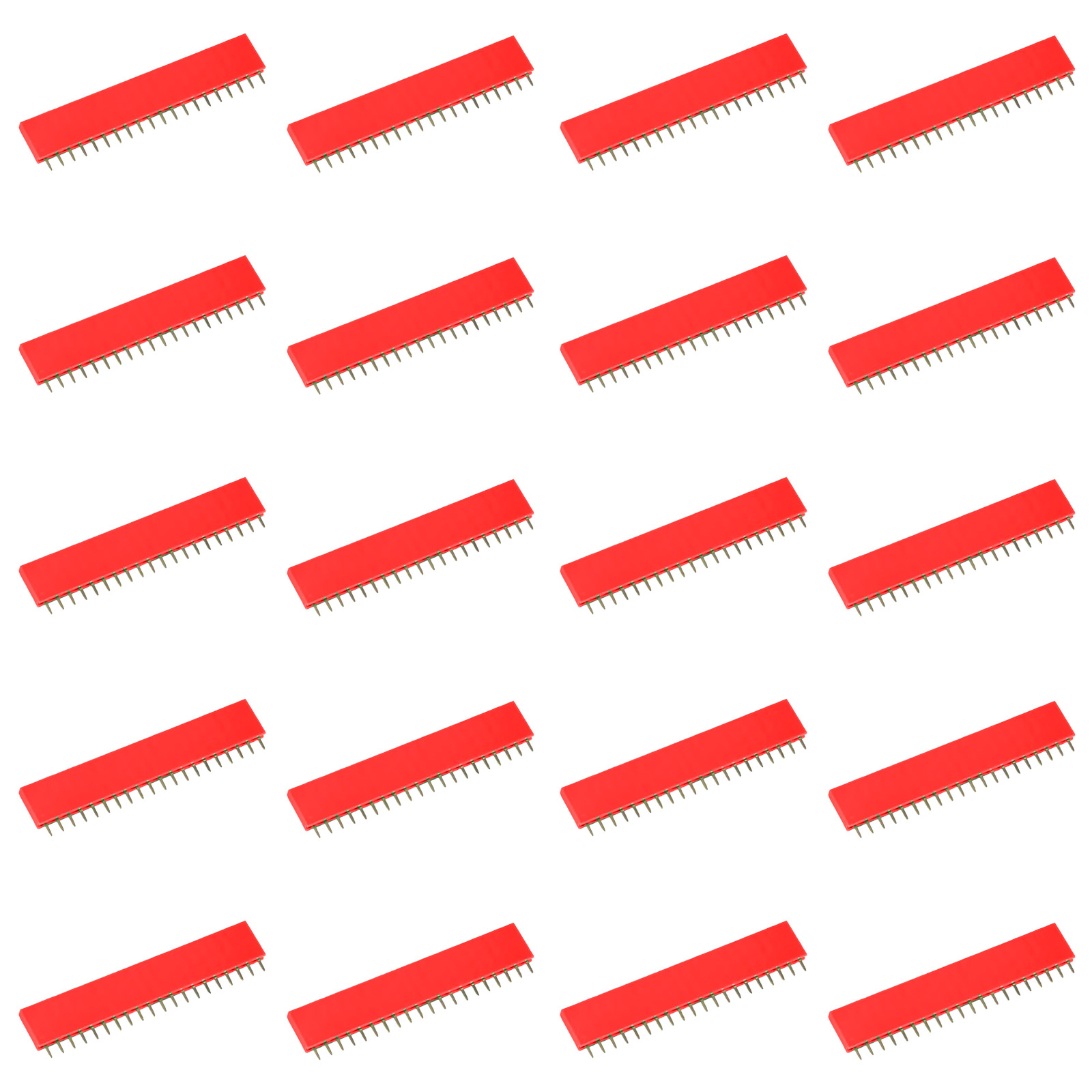 20x Buchsenleiste 20-polig 2,54mm
