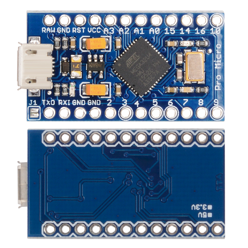 ATmega32u4 Micro Pro 5V 16Mhz Arduino kompatibel