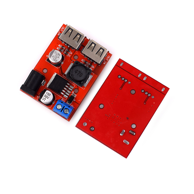 Spannungswandler LM2596 Step-Down Modul DC 9-36V zu 5V 3A Dual USB – Bild 3