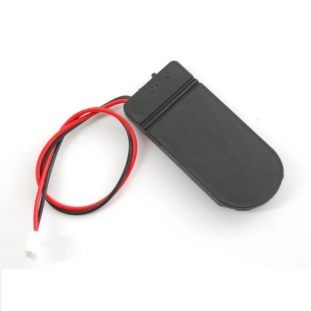 Batteriehalter 2x CR2032 Knopfzelle - 6V mit An/Aus-Schalter