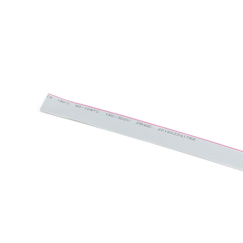 1 Meter Flachbandkabel 14-polig 1,27mm (grau)