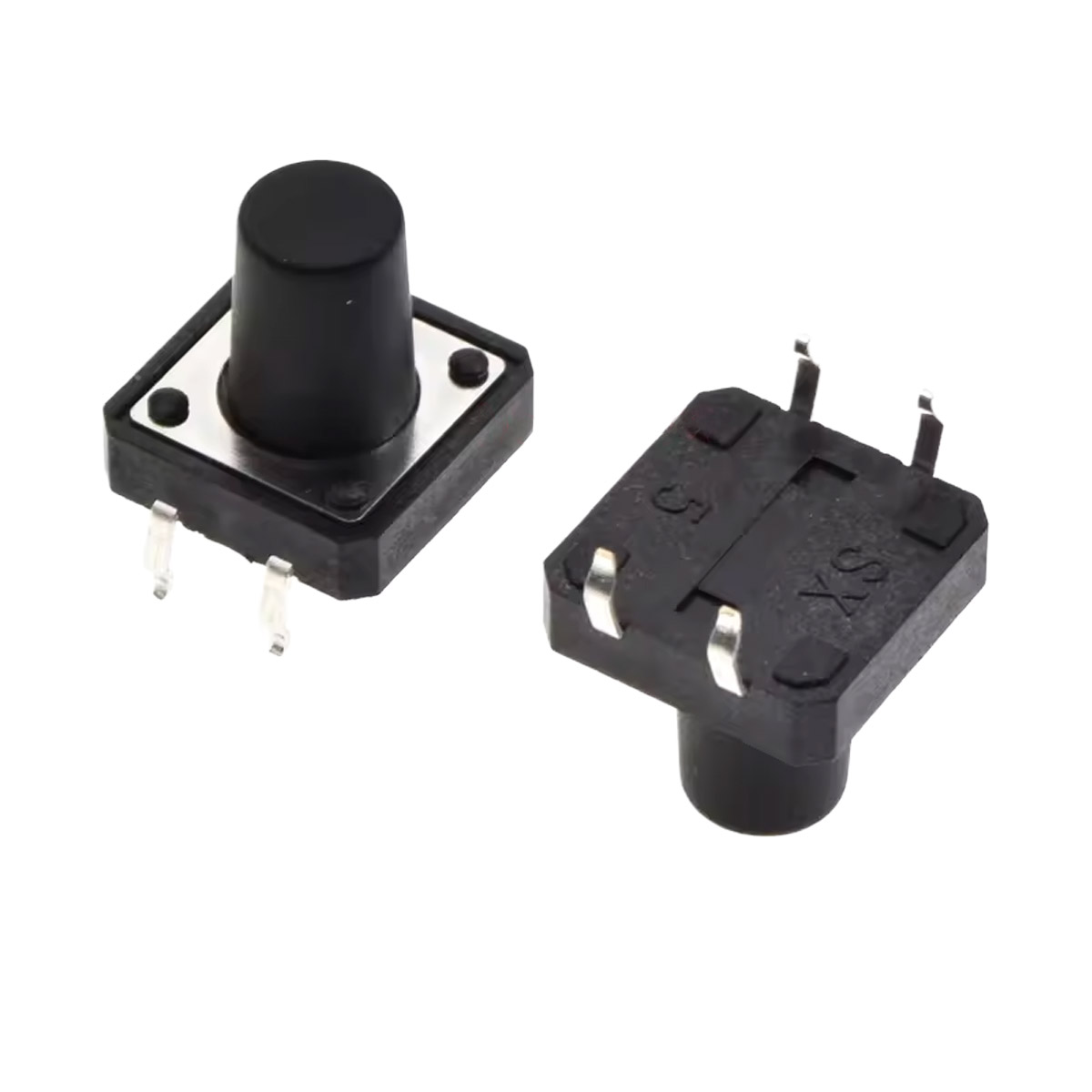10x Taster 12×12×12mm THT – Drucktaster mit taktiler Rückmeldung für Arduino & Prototyping