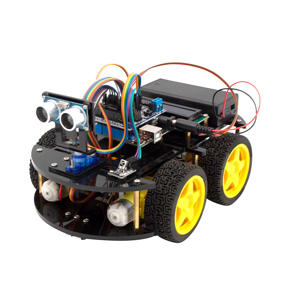 uno R3 4wd smart car roboter bausatz