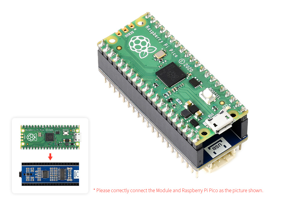 Waveshare Audio Modul für Raspberry Pi Pico