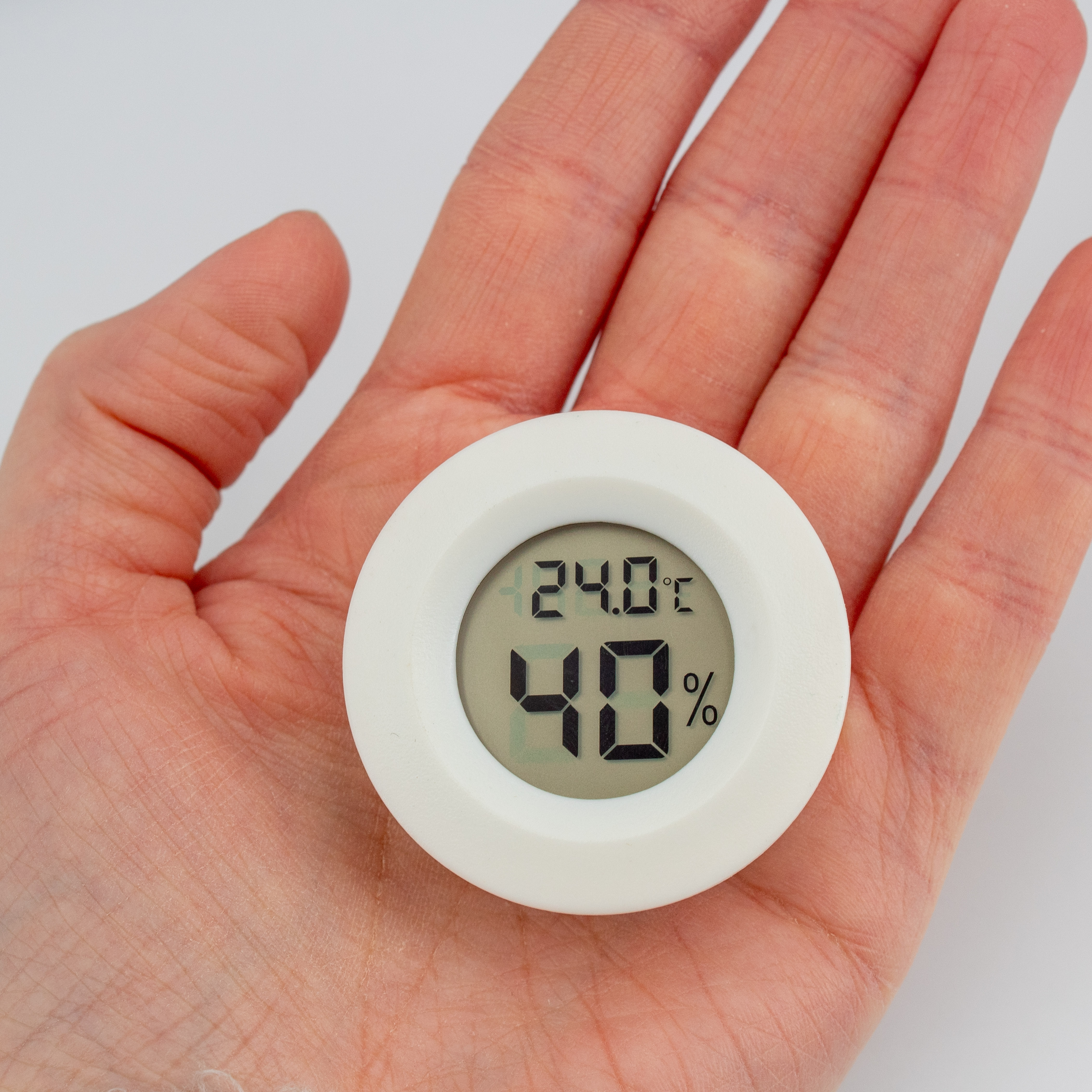mini LCD Thermometer Hygrometer (weiss)