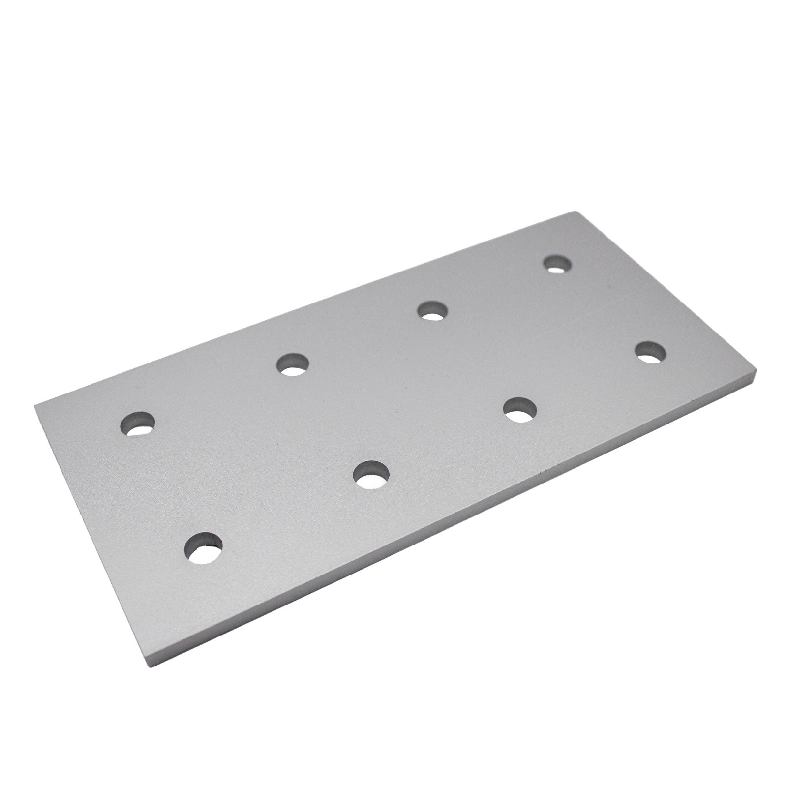 Montageplatte 6060-8 für Aluminiumprofile Silber