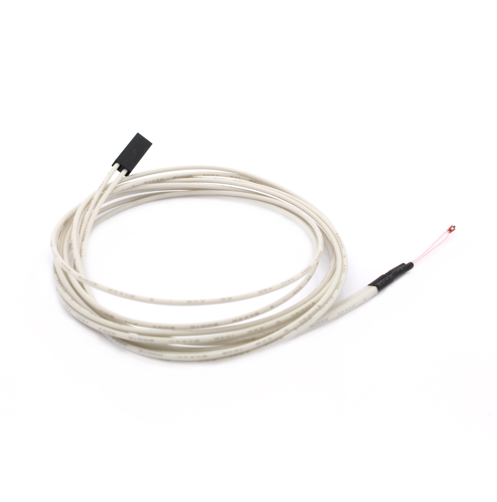 5x Thermistor NTC 3950 100k Ohm mit 1m Anschlusskabel 2-Pin