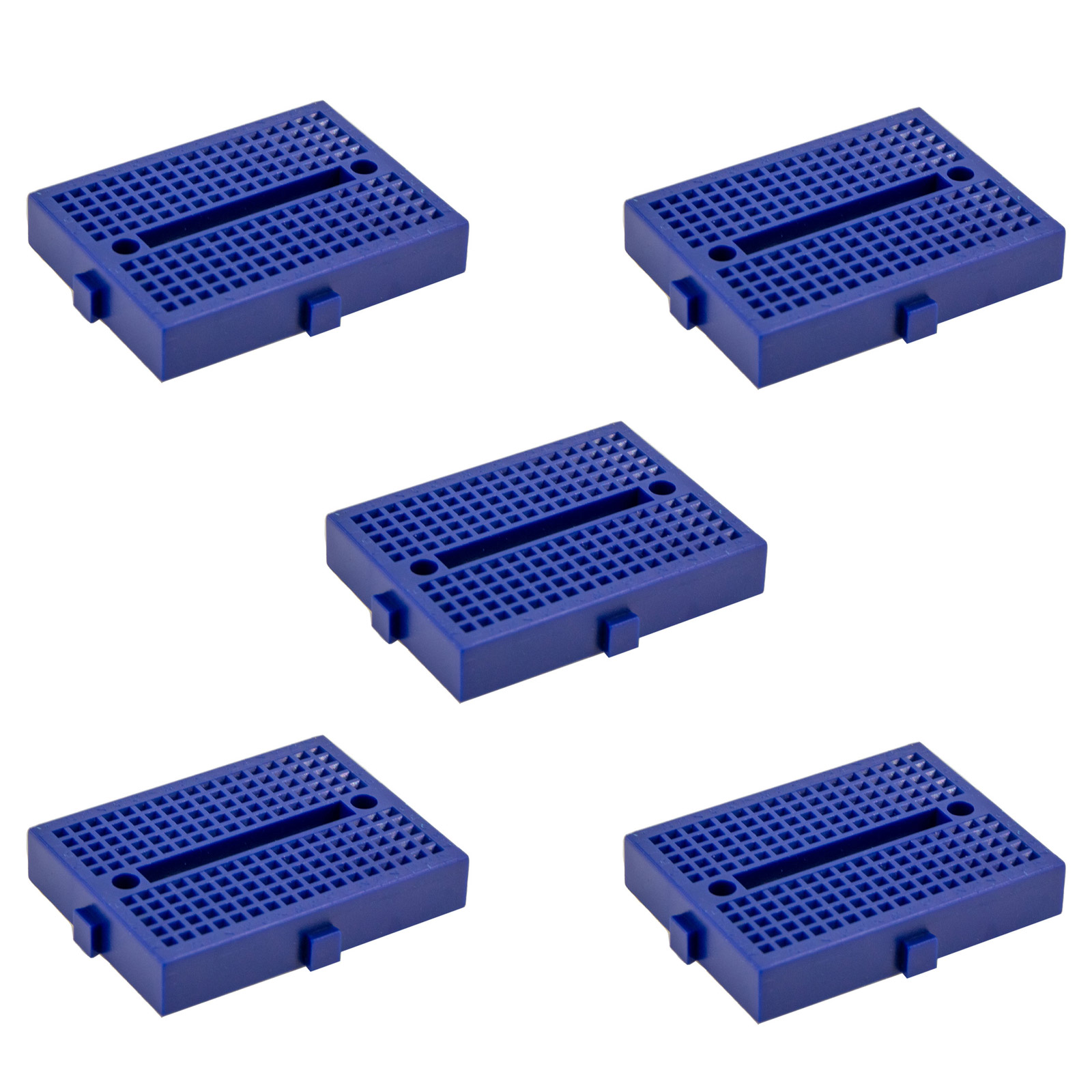 5x Mini Breadboard SYB-170 Blau