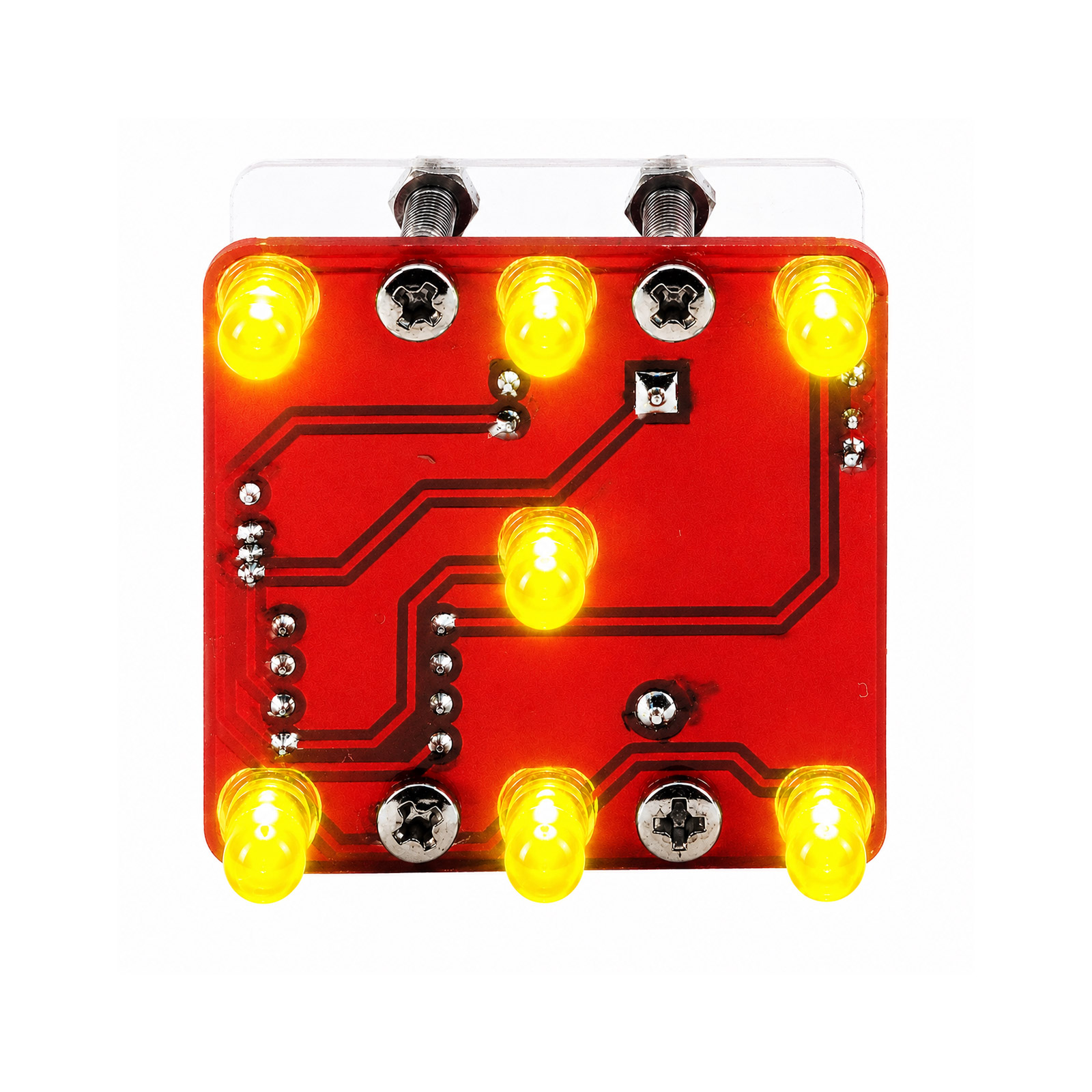 Bausatz Digitaler LED Würfel (Gelb)