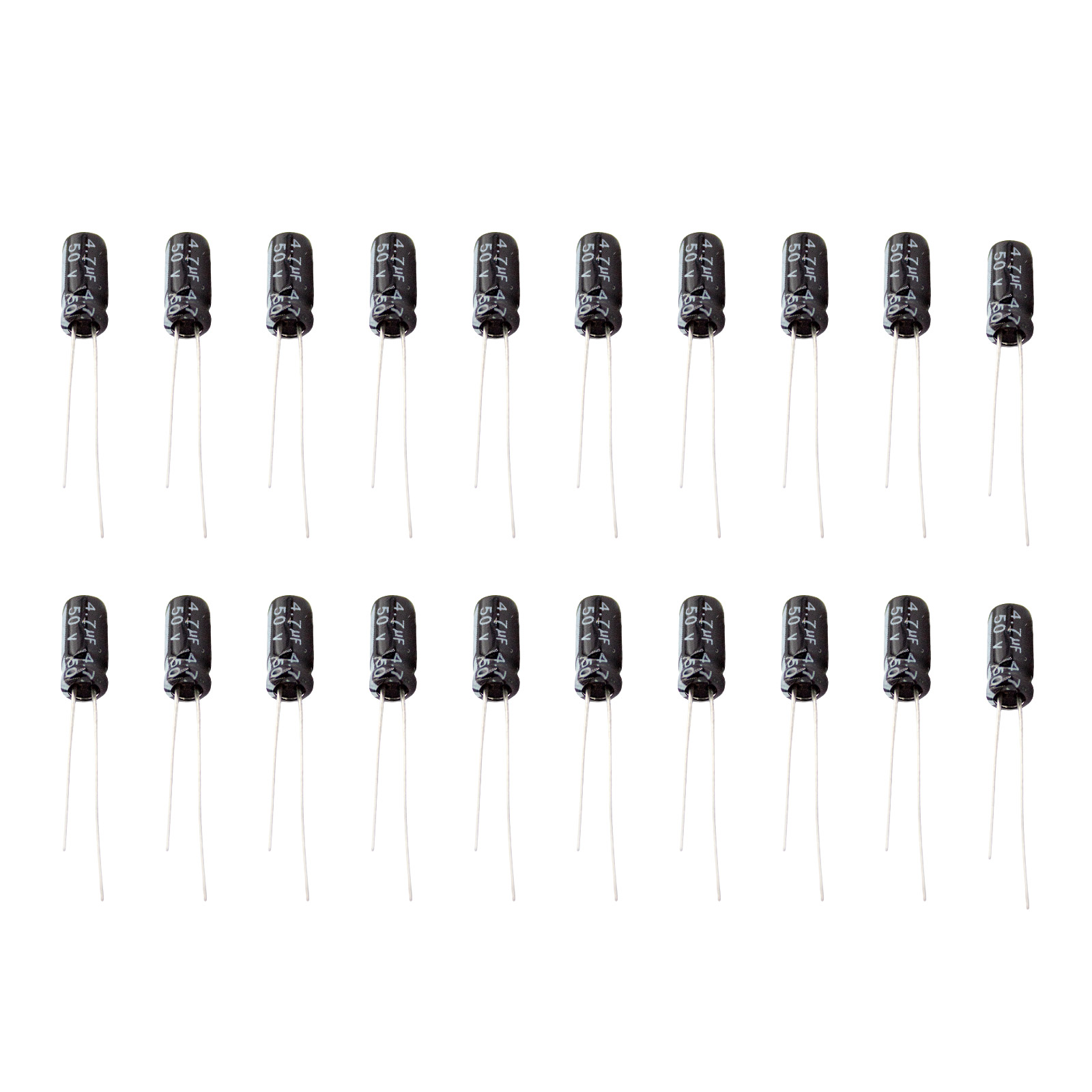 20x Elko Elektrolytkondensator 4,7 uF 50V Radial 5x11mm