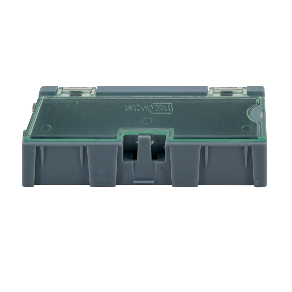1x Leer Container Box 2 für SMD Bauelemente - blau