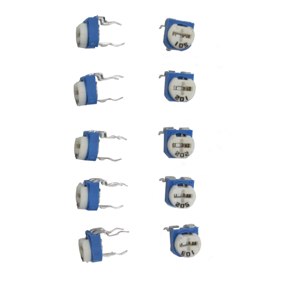 RM065 Trimmpotentiometer Sortiment 100 Stück á 10 Werte 1k-50k Ohm