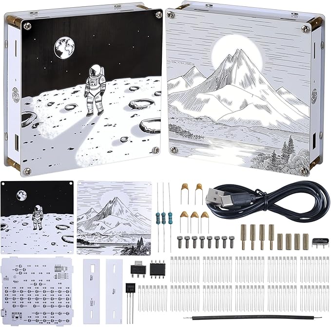 Bausatz Doppelseitige PCB-Lampe mit Dimmfunktion