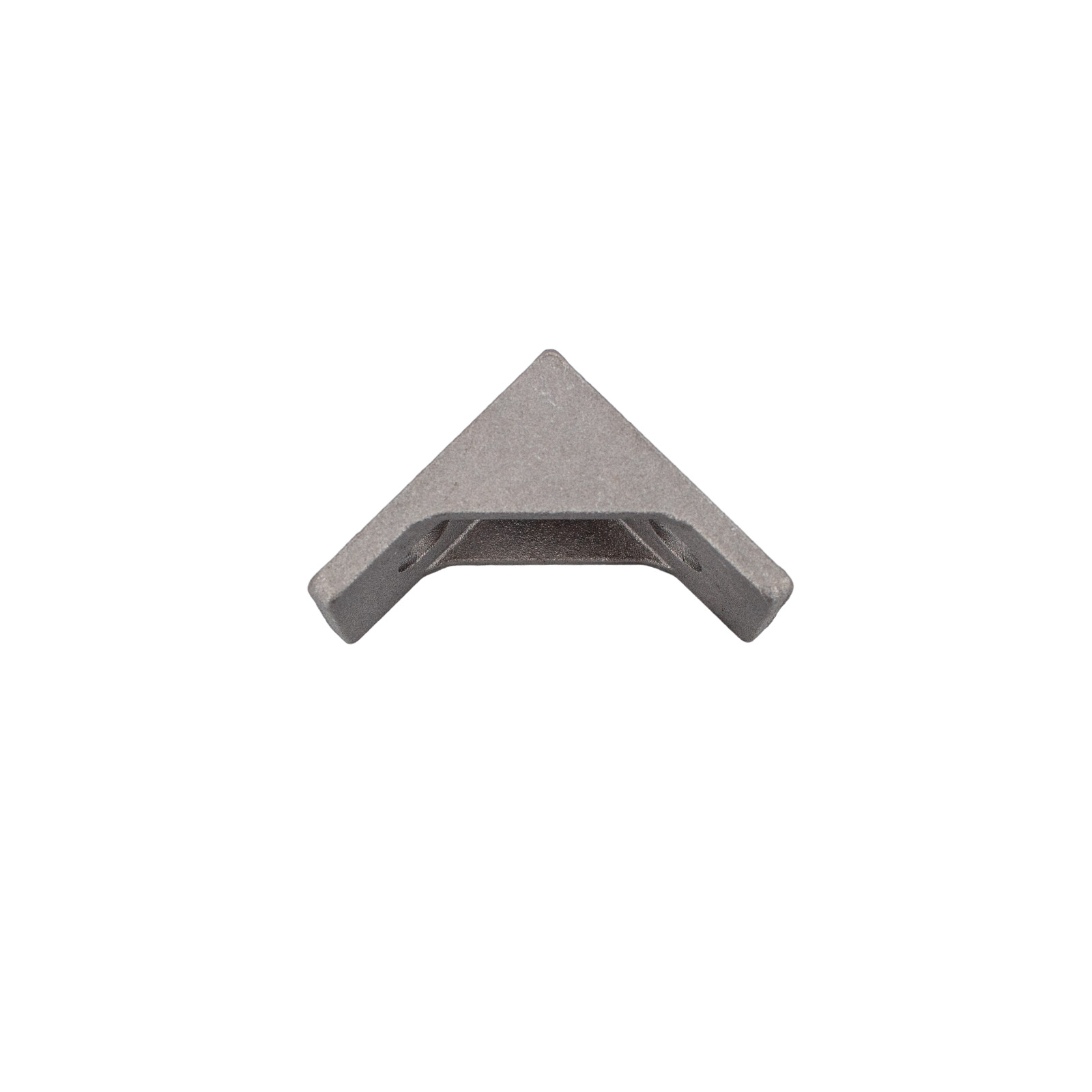 Winkel 3038 Silber für Aluminiumprofile mit Nutführung