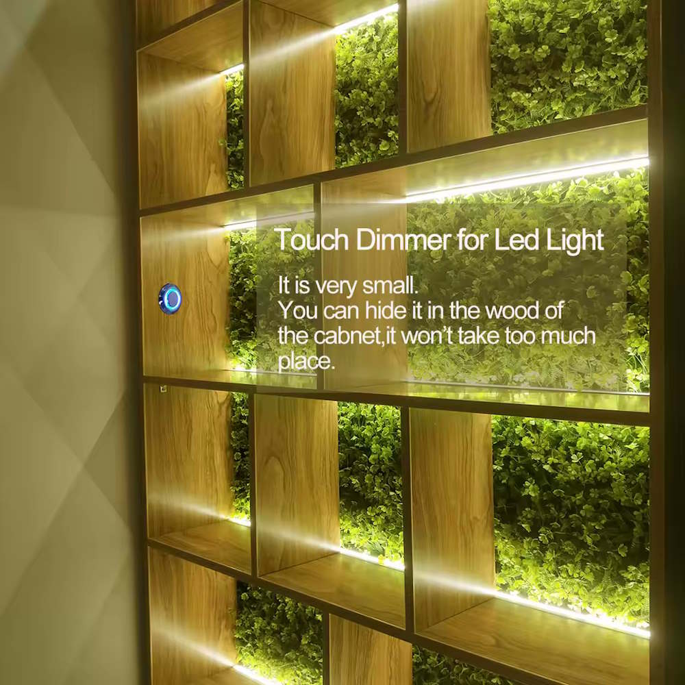 LED Touch Dimmer Schalter 5-24V Stufenlos Dimmbarer LED-Controller