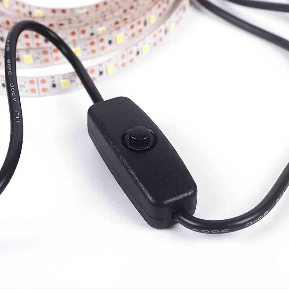 2m LED Strip warm weiss An-/Ausschalter 5V USB